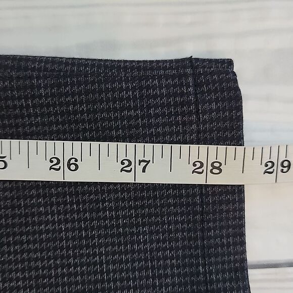 DKNY Gray Houndstooth Skinny Fit Ankle Pants Womens Size M - Picture 13 of 13